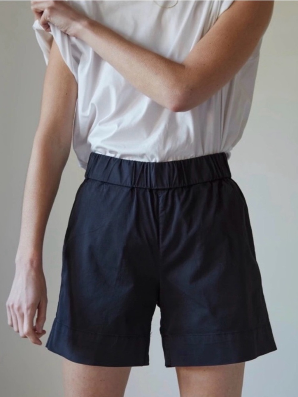 Everlane Navy Easy Shorts